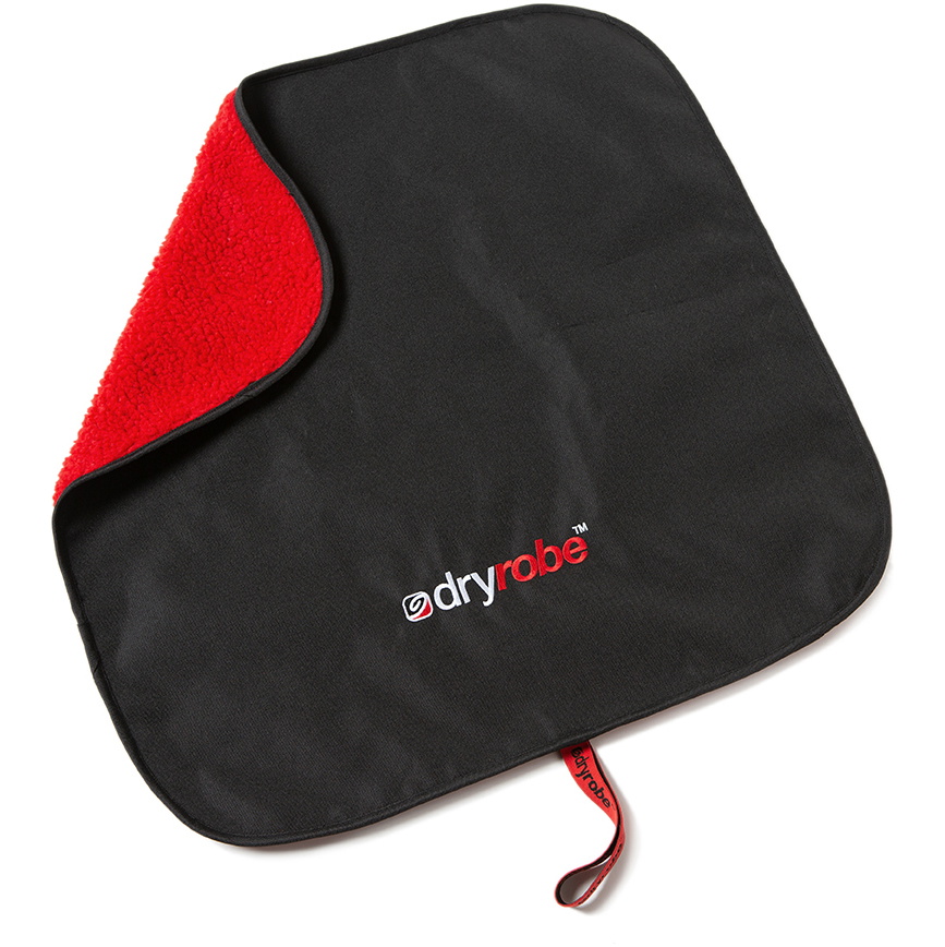 2026 Dryrobe Änderungsmatte V3 DRCM - Black / Red